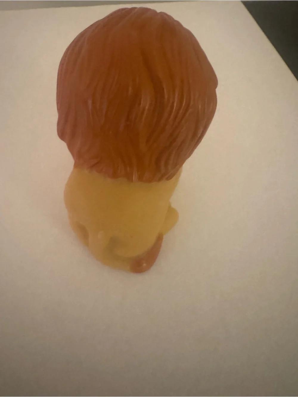 Brown and Orange Lion Figure Plush-Style Toy
